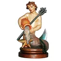 Деревянная резная фигурка Знак зодиака Водолей