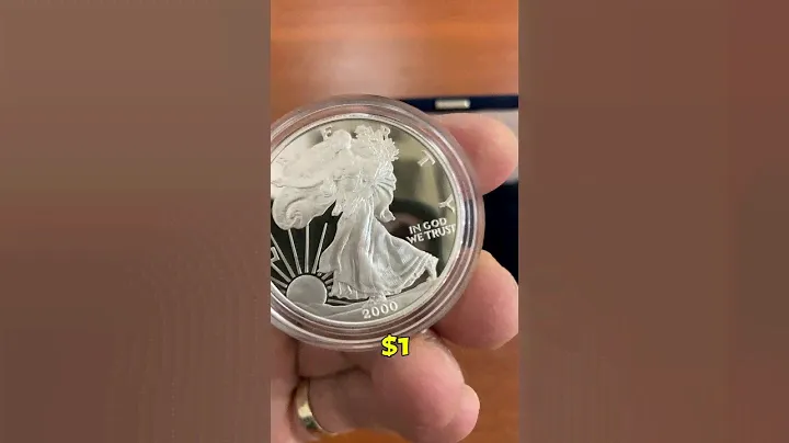 Серебряная монета Шагающая Свобода $1 США