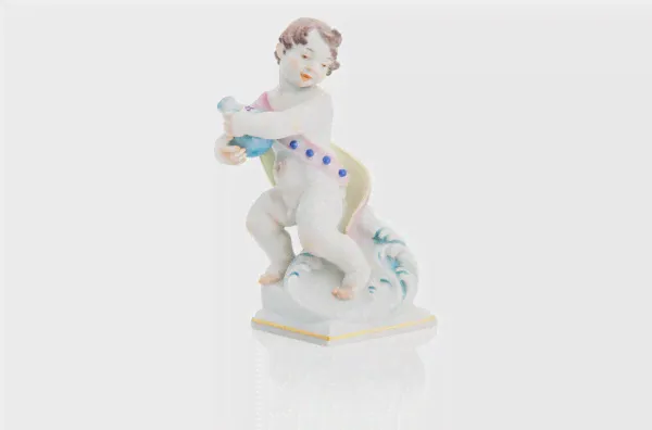 Фигурка Meissen 13 см Знак зодиака Водолей, Хайнрих Тайн, 1947г, 00000077746