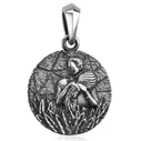 Серебряная подвеска "Водолей" (Ag 925)