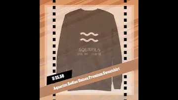 Aquarius Zodiac Unisex Premium Sweatshirt