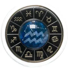 Камерун 500 франков 2023 "Зодиак Водолей" в футляре с сертификатом
