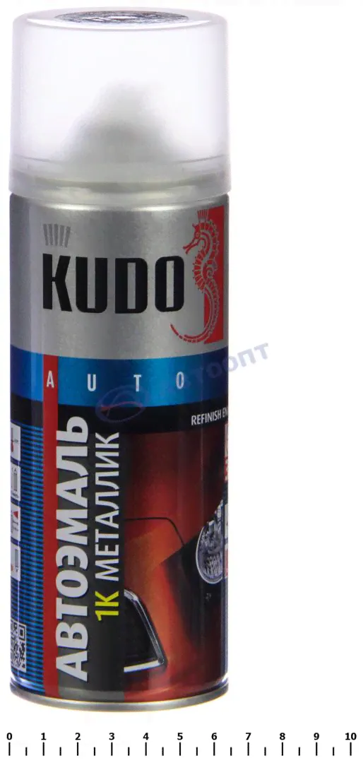 Эмаль ремонтная металлизированная "Водолей 313" KU-41313 520 мл "KUDO" (г.Москва)-0