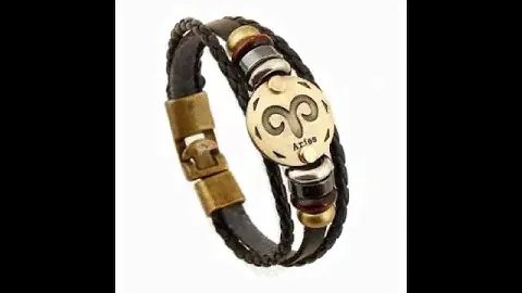 Zodiac Signs Leather Bracelets