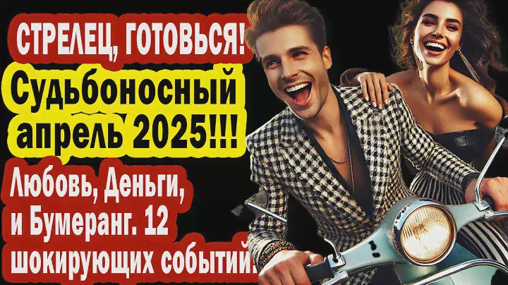СТРЕЛЬЦ, ГОТОВЬСЯ ОЧИСТИТЬ КАРМУ ! 12  событий в апреле! Любовь, Деньги и Бумеранг.