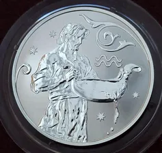 2 рубля 2005г. Водолей. Серебро 15,55