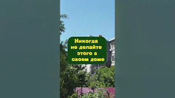 Никогда не делайте этого в своем доме. Иначе навлечете на себя беду