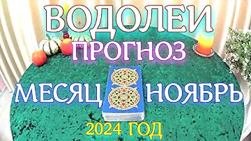 ГОРОСКОП ВОДОЛЕИ НОЯБРЬ МЕСЯЦ ПРОГНОЗ. 2024 ГОД