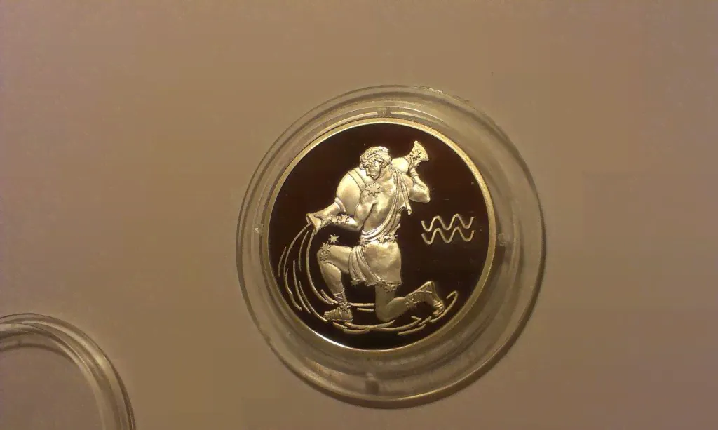 2003 2 руб Зодиак Водолей Серебро