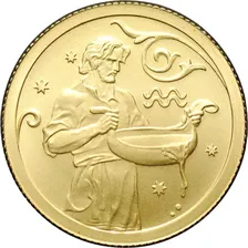 Монета 25 рублей 2005 СПМД Знаки Зодиака Водолей