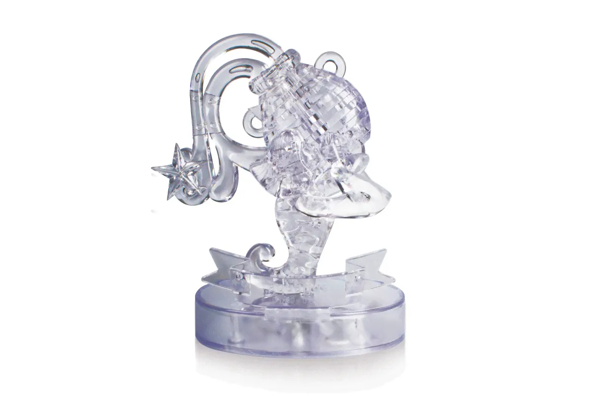 3D Crystal Puzzle Знаки Зодиака Водолей со светом (9049A)(72/36)-0